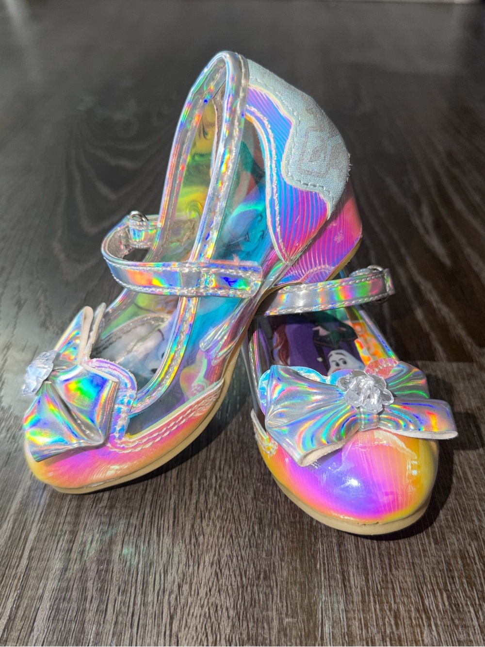 Disney Frozen Toddler Low Heel Dress up Shoes Size 7